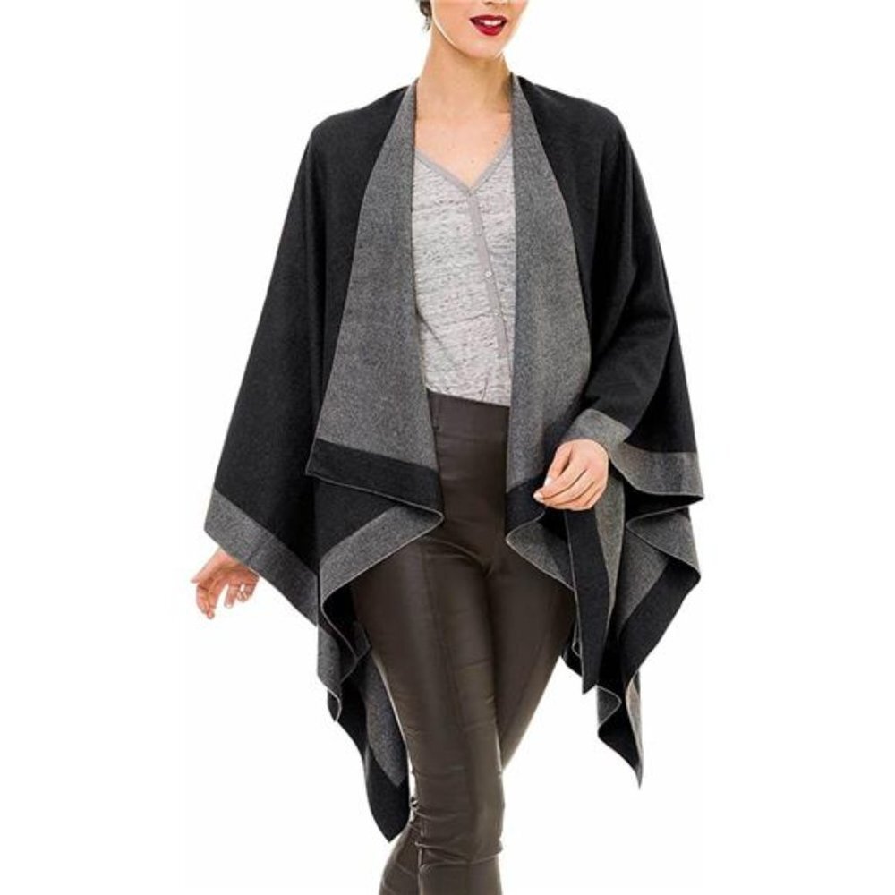 Women's Shawl Wrap Poncho for Spring Fall Winter